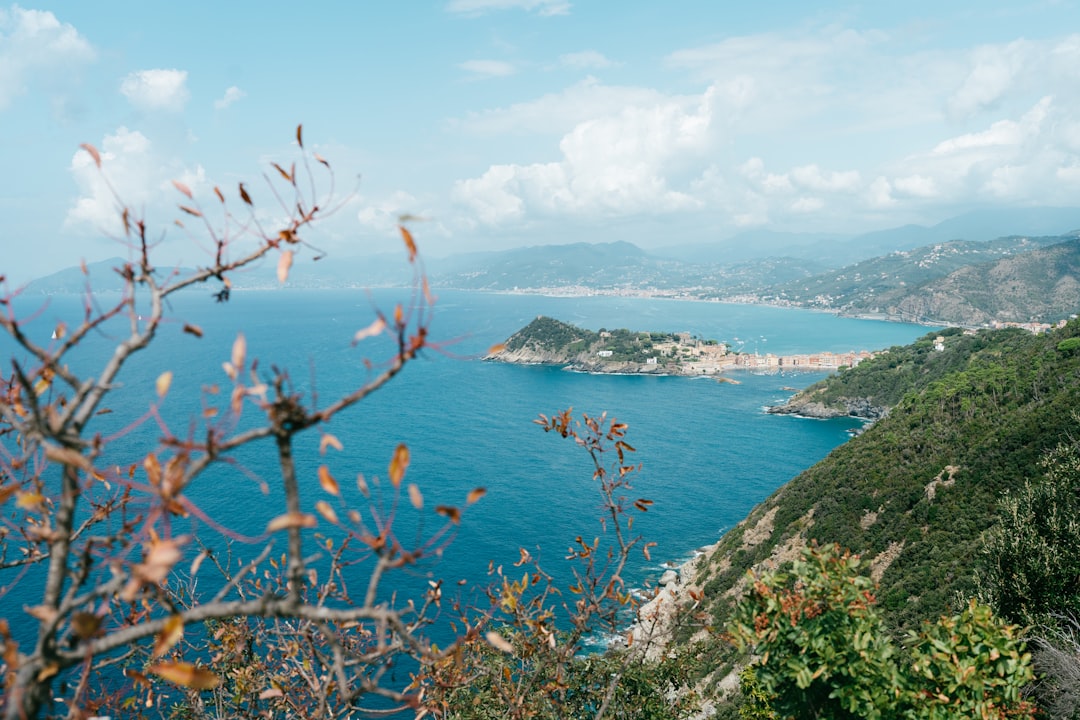 Terraced vineyards and colorful coastal villages on the Ligurian Riviera