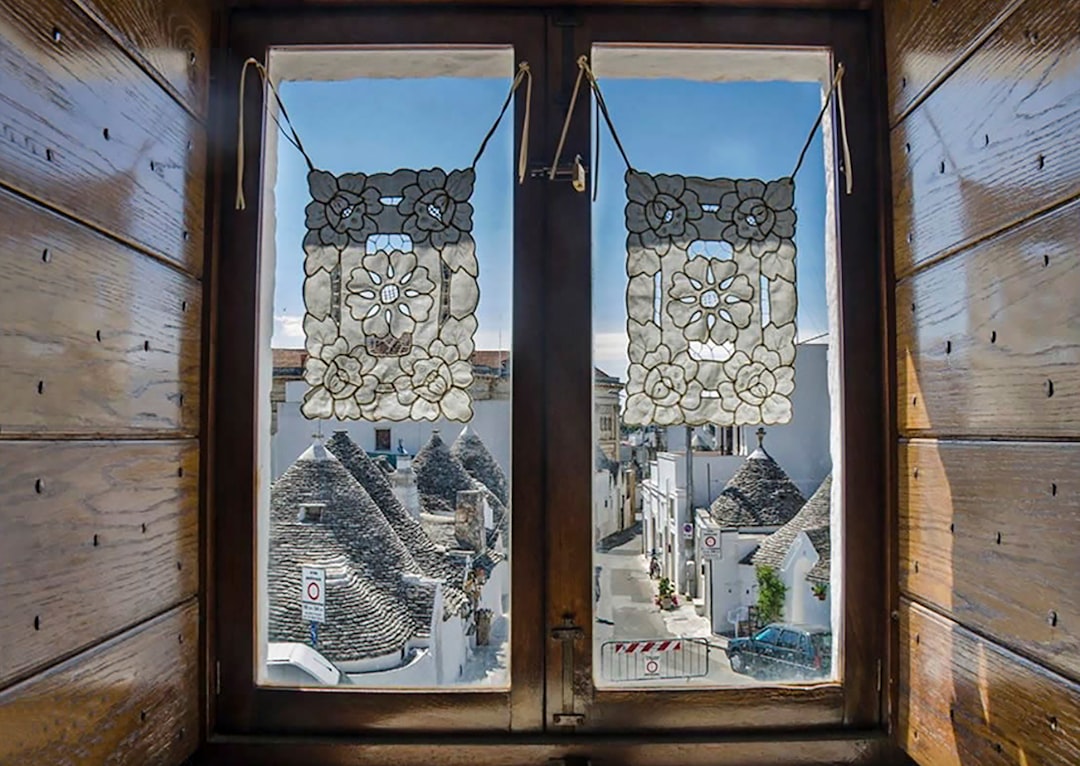 Traditional trulli stone buildings in Puglia Alberobello