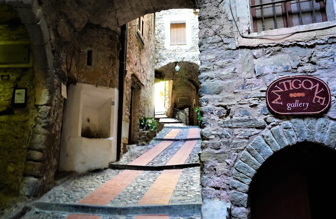 street, architecture, old, alley, stone, town, building, narrow, ancient, city, italy, village, arch, europe, house, tra